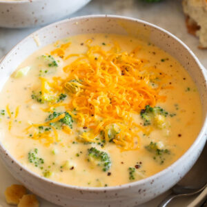 Basic + Awesome Broccoli Cheese Soup