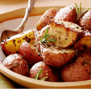 Roasted White Rose Potatoes with Herbs