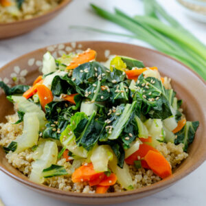 Garlic Sesame Bok Choy: Recipe