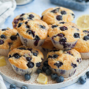 Blueberry Yogurt Muffins: Recipe