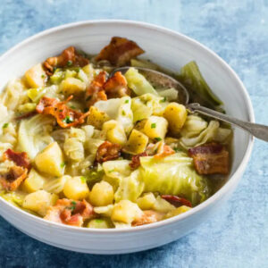 Green Cabbage and Potato Soup: Recipe